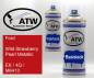 Preview: Ford, Wild Strawberry Pearl Metallic, EK / 4Q / M6413: 400ml Sprühdose + 400ml Klarlack - Set, von ATW Autoteile West.